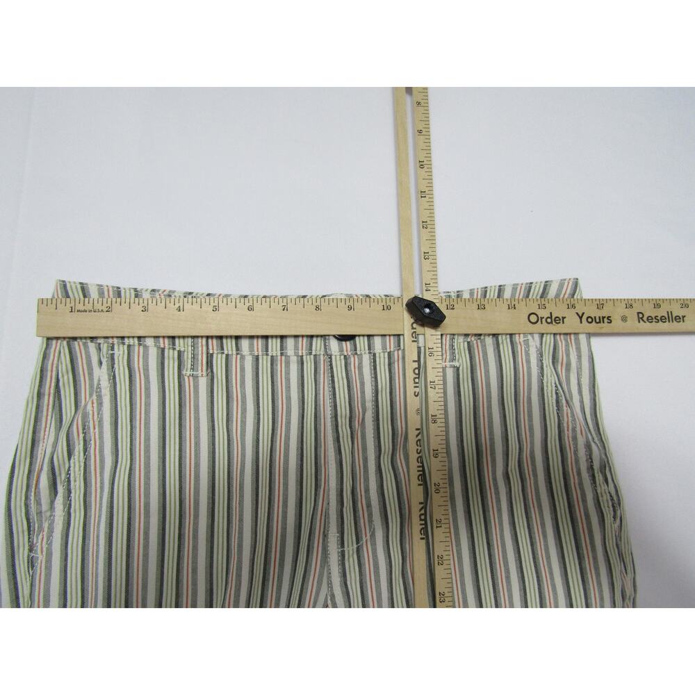 CAbi Striped Ankle Pants - Green and White - Picture 5 of 9